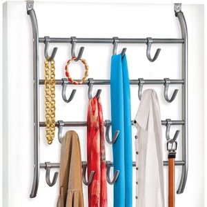 Over-the-door organizer, 16 hooks